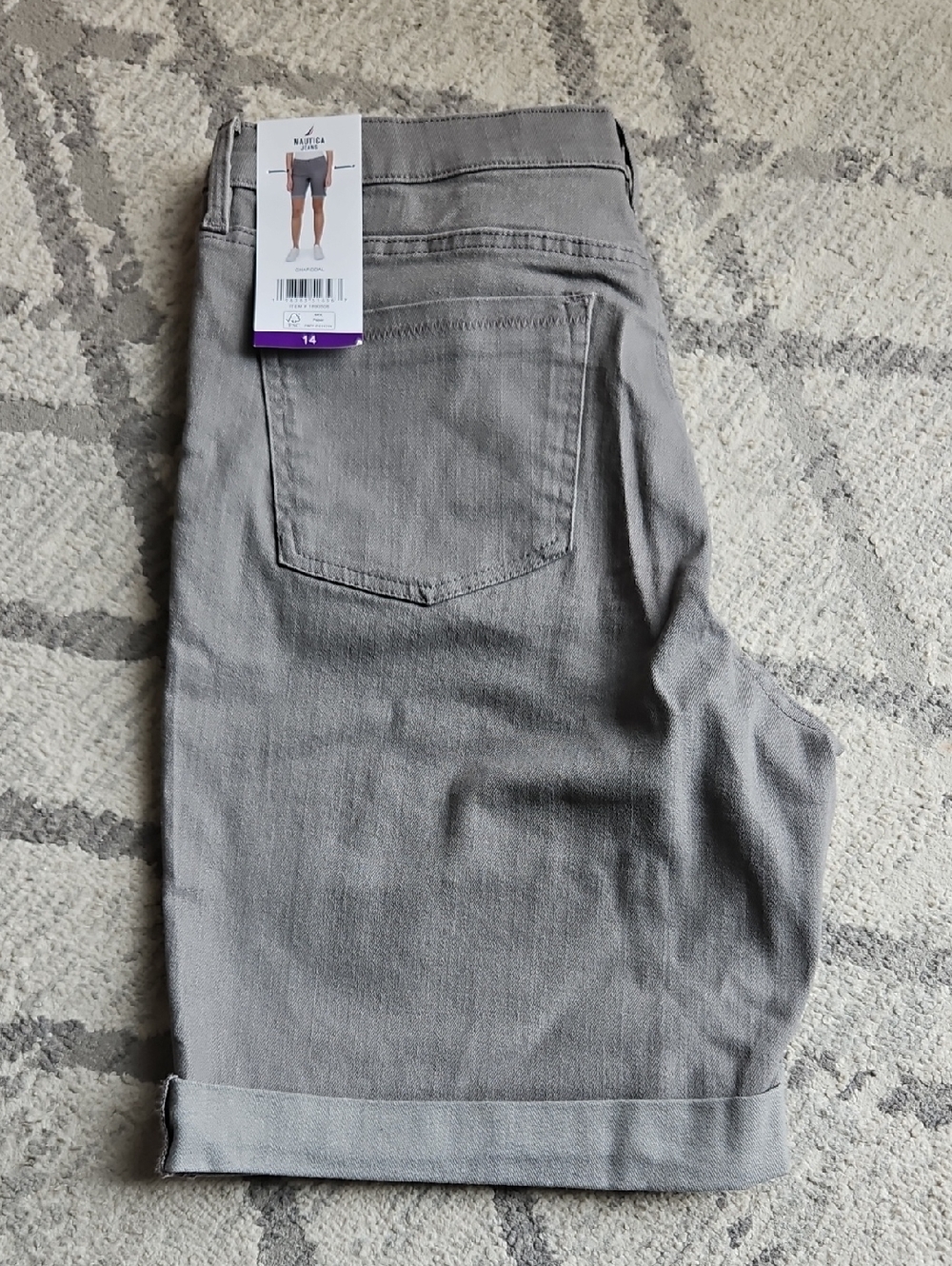 NEW! Nautica Jeans Gray Bermuda Shorts - Picture 4 of 4
